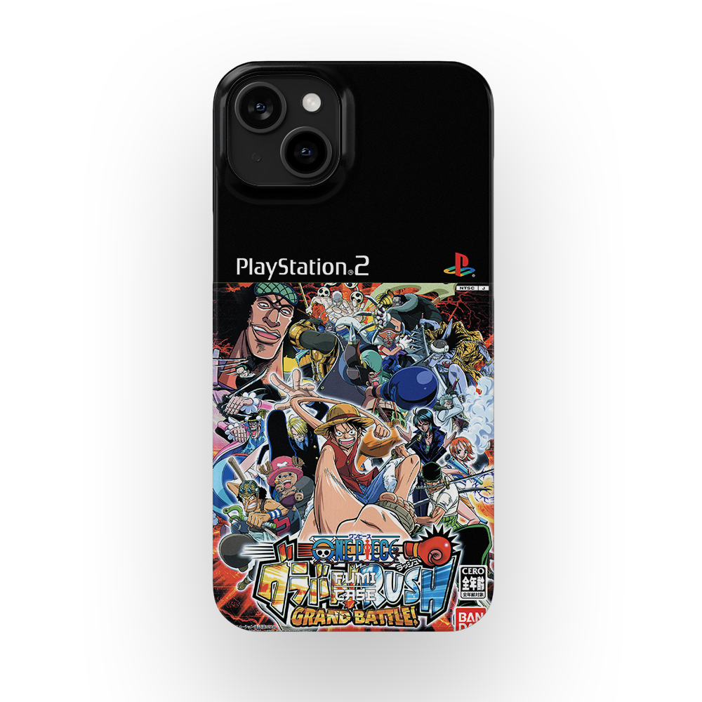 One Piece Grand Battle PS2 Cover - iPhone 15 Plus