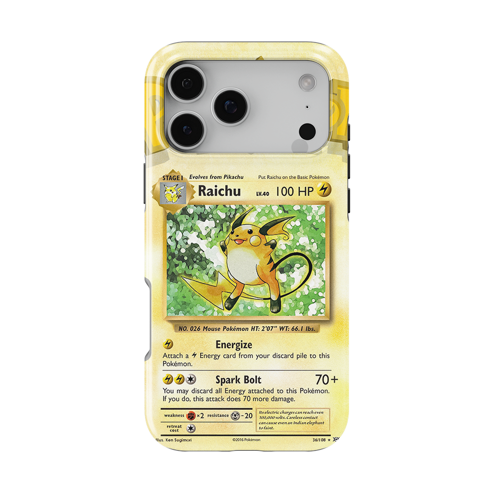 Raichu Base set-Slim
