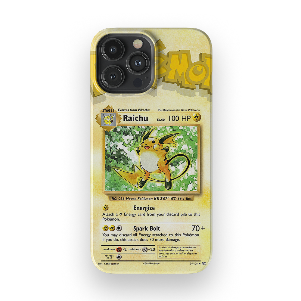 Raichu Base set-Slim