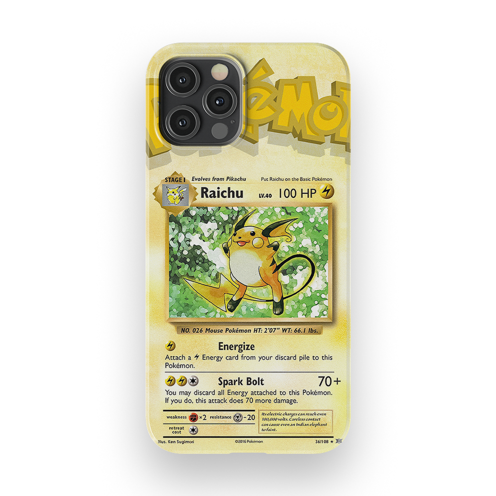Raichu Base set-Slim