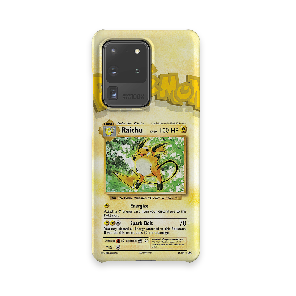 Raichu Base set-Slim