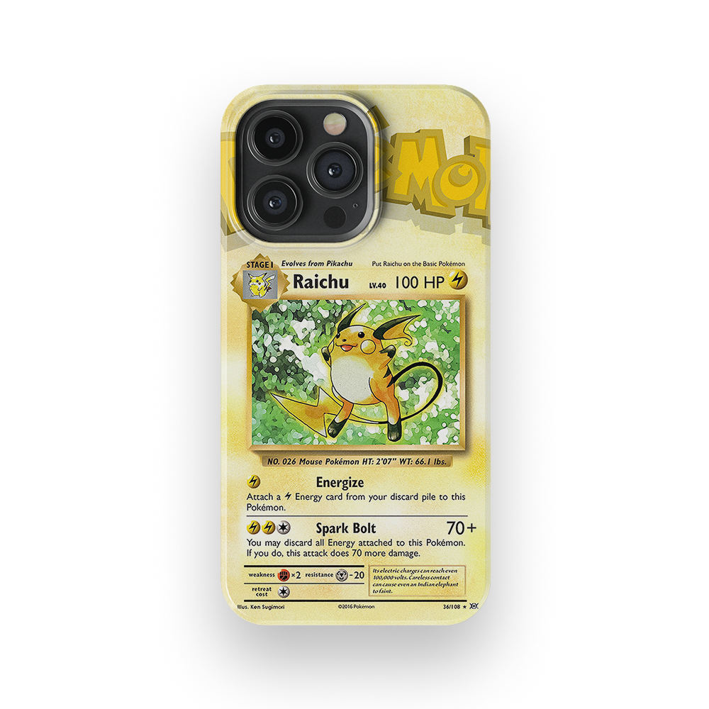 Raichu Base set-Slim