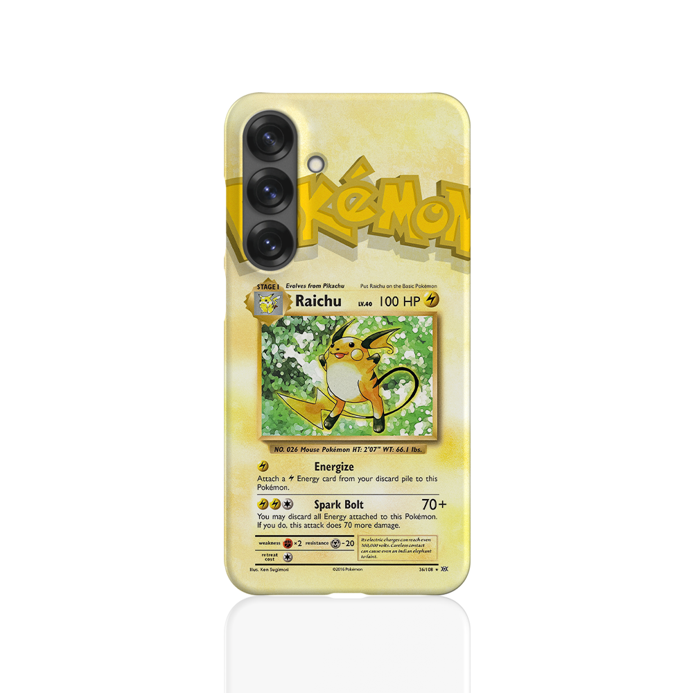 Raichu Base set-Slim