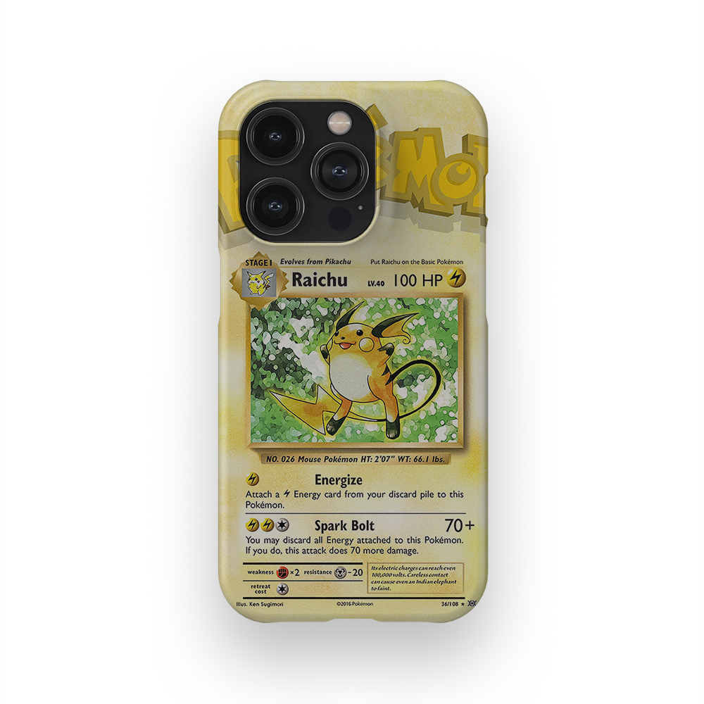 Raichu Base set-Slim