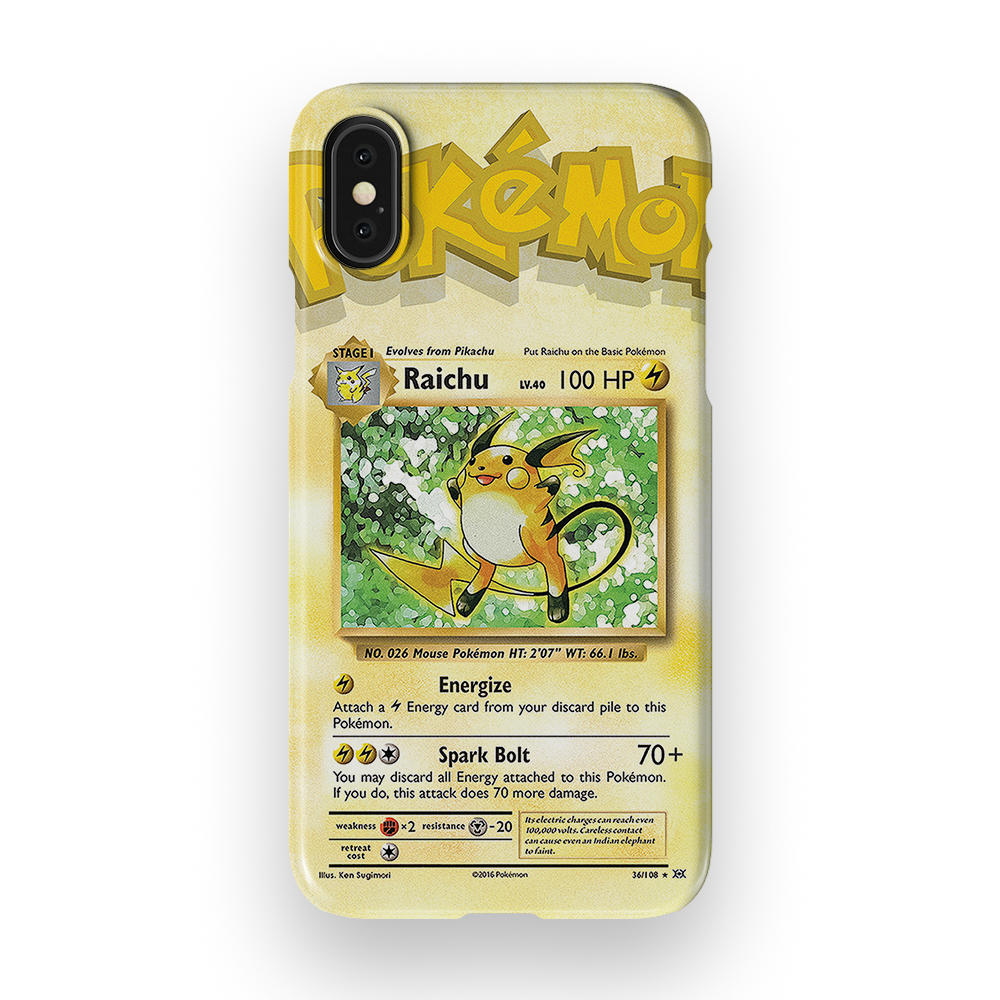 Raichu Base set-Slim