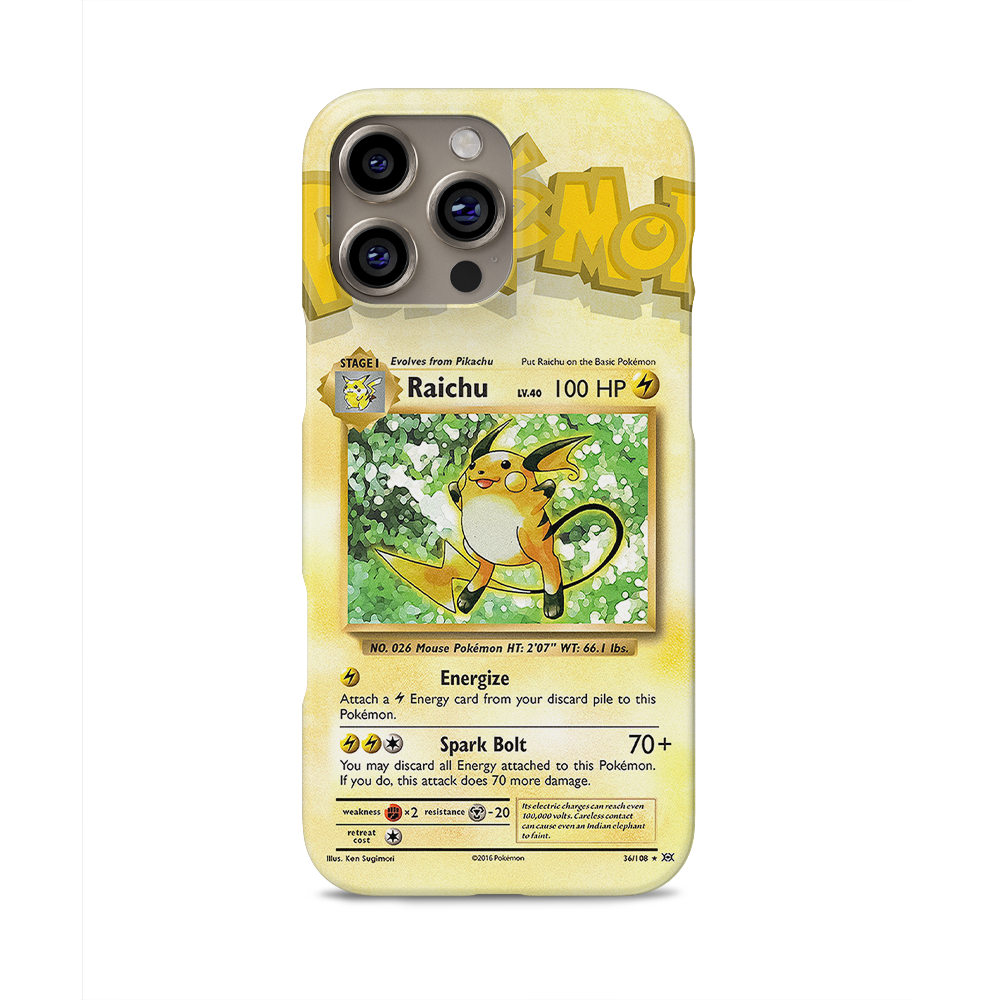 Raichu Base set-Slim