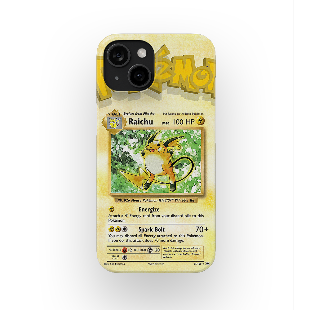 Raichu Base set-Slim