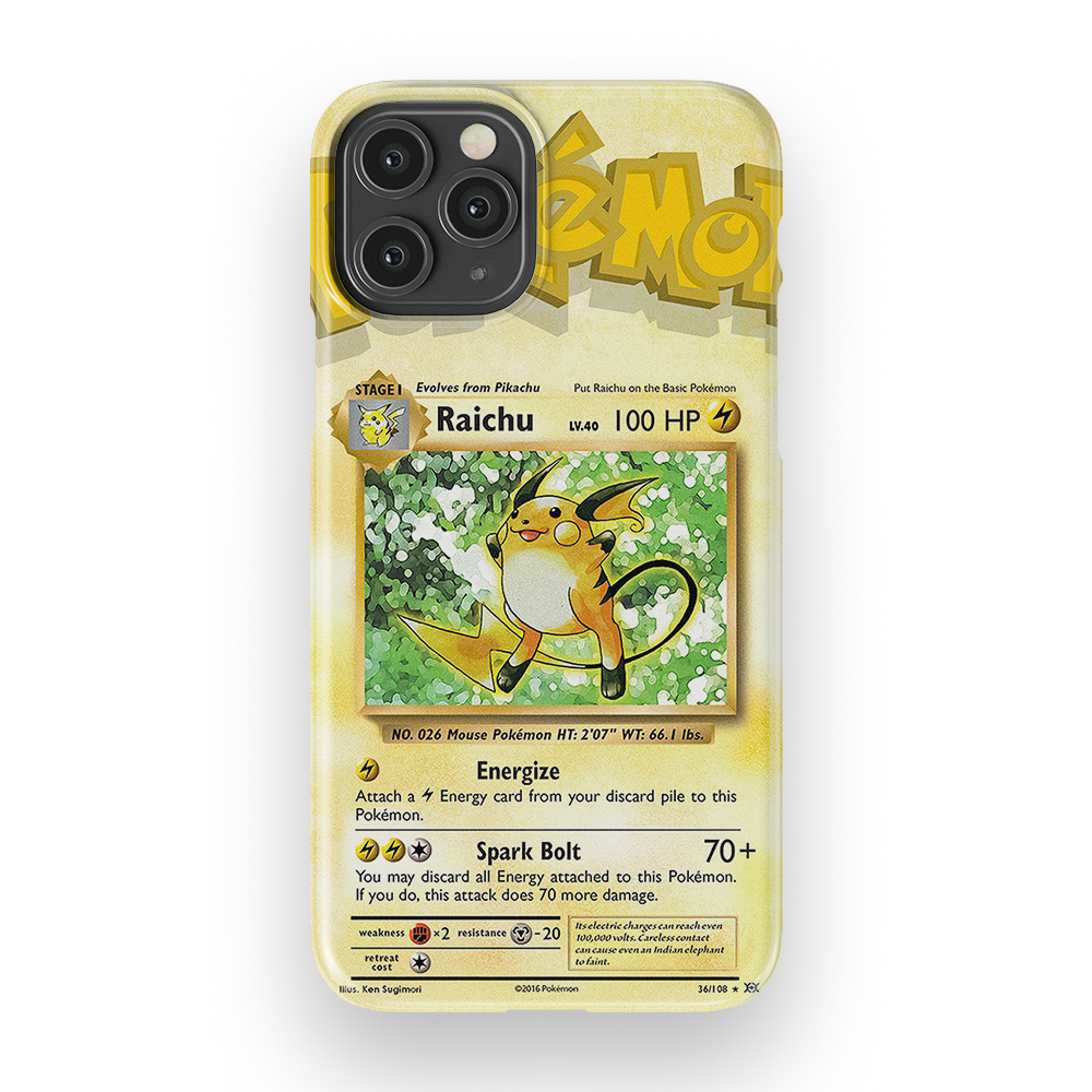 Raichu Base set-Slim