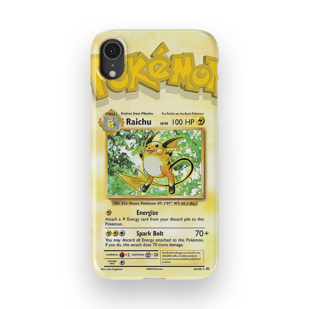 Raichu Base set-Slim