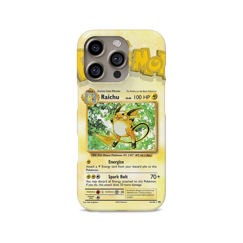Raichu Base set-Slim