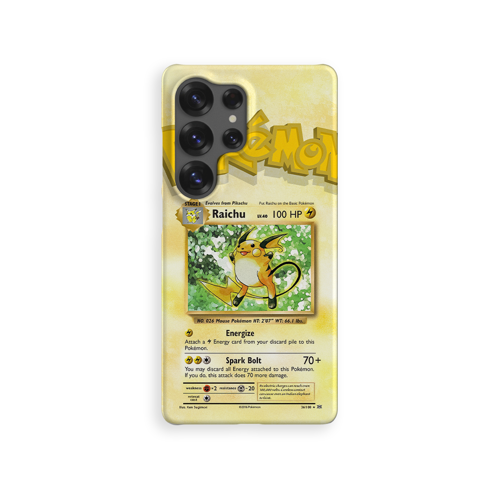 Raichu Base set-Slim