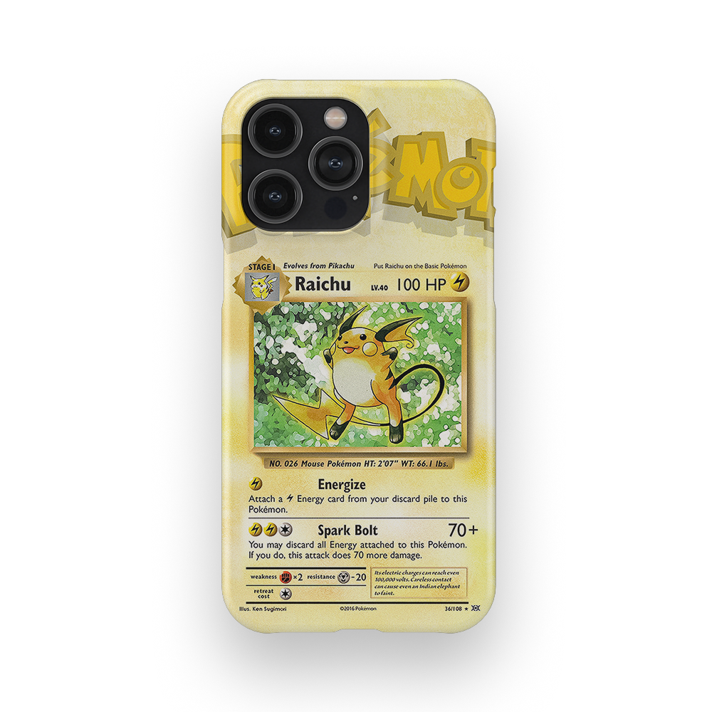 Raichu Base set-Slim