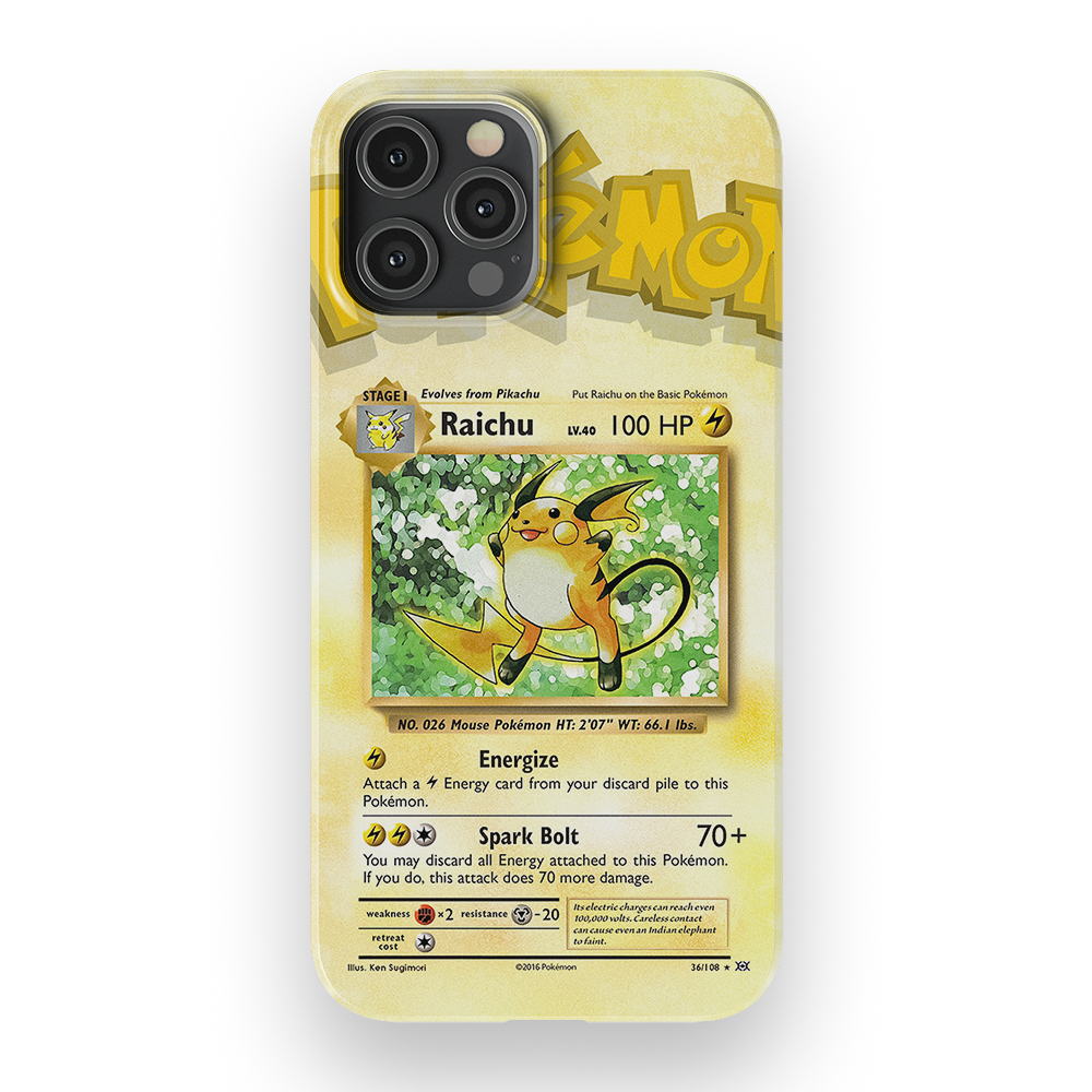 Raichu Base set-Slim