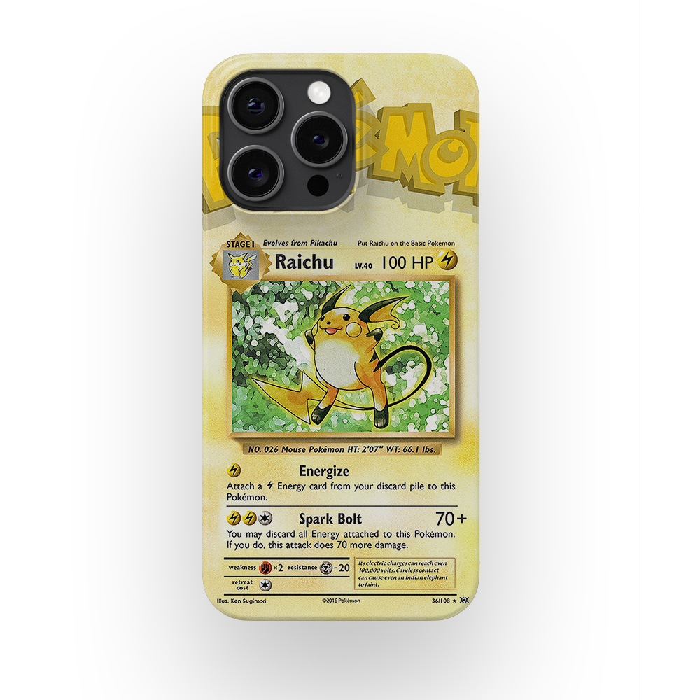 Raichu Base set-Slim