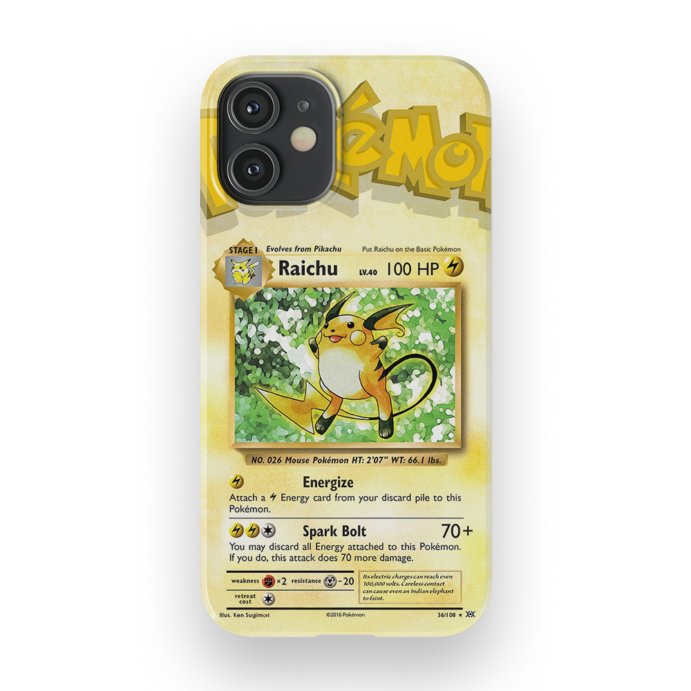 Raichu Base set-Slim