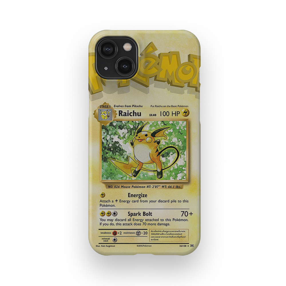Raichu Base set-Slim