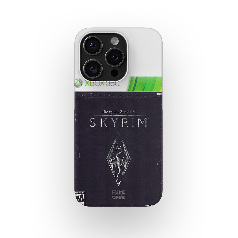 Skyrim Xbox 360 Cover - iPhone 15 Pro