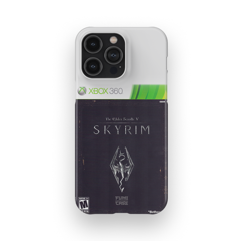 Skyrim Xbox 360 Cover - iPhone 14 Pro Max