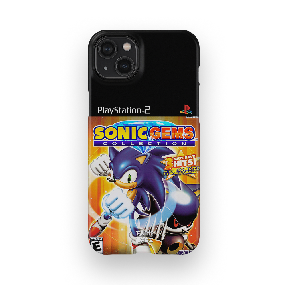 Sonic Gems PS2 Cover - iPhone 14 Plus