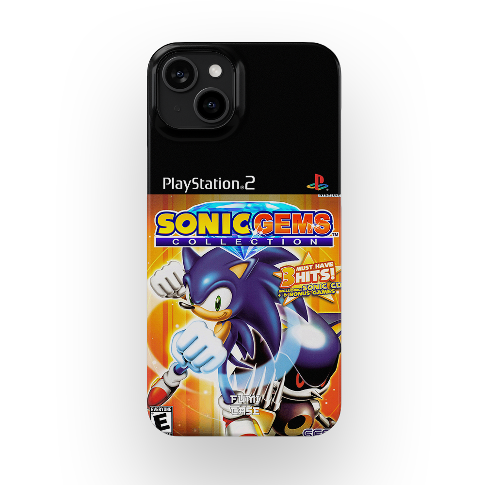 Sonic Gems PS2 Cover - iPhone 15 Plus