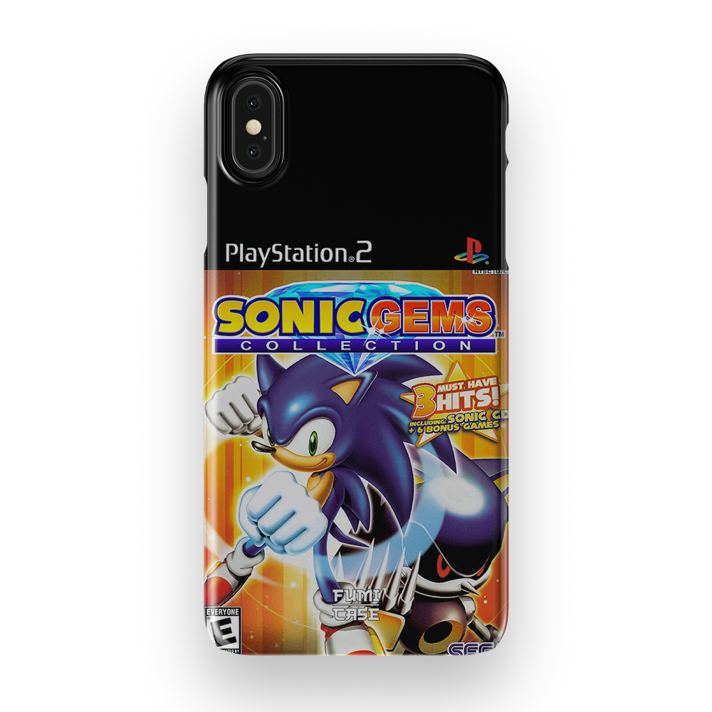 Sonic Gems PS2 Cover - iPhone XS Max