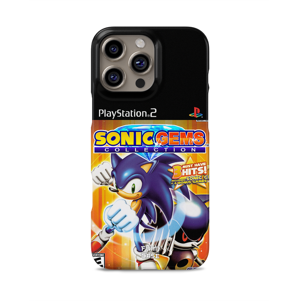 Sonic Gems PS2 Cover - iPhone 16 Pro Max