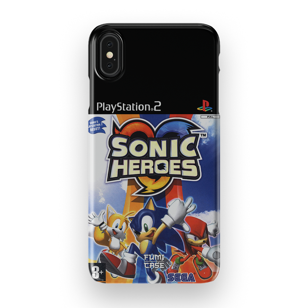 Sonic Heroes PS2 Cover - iPhone XS Max