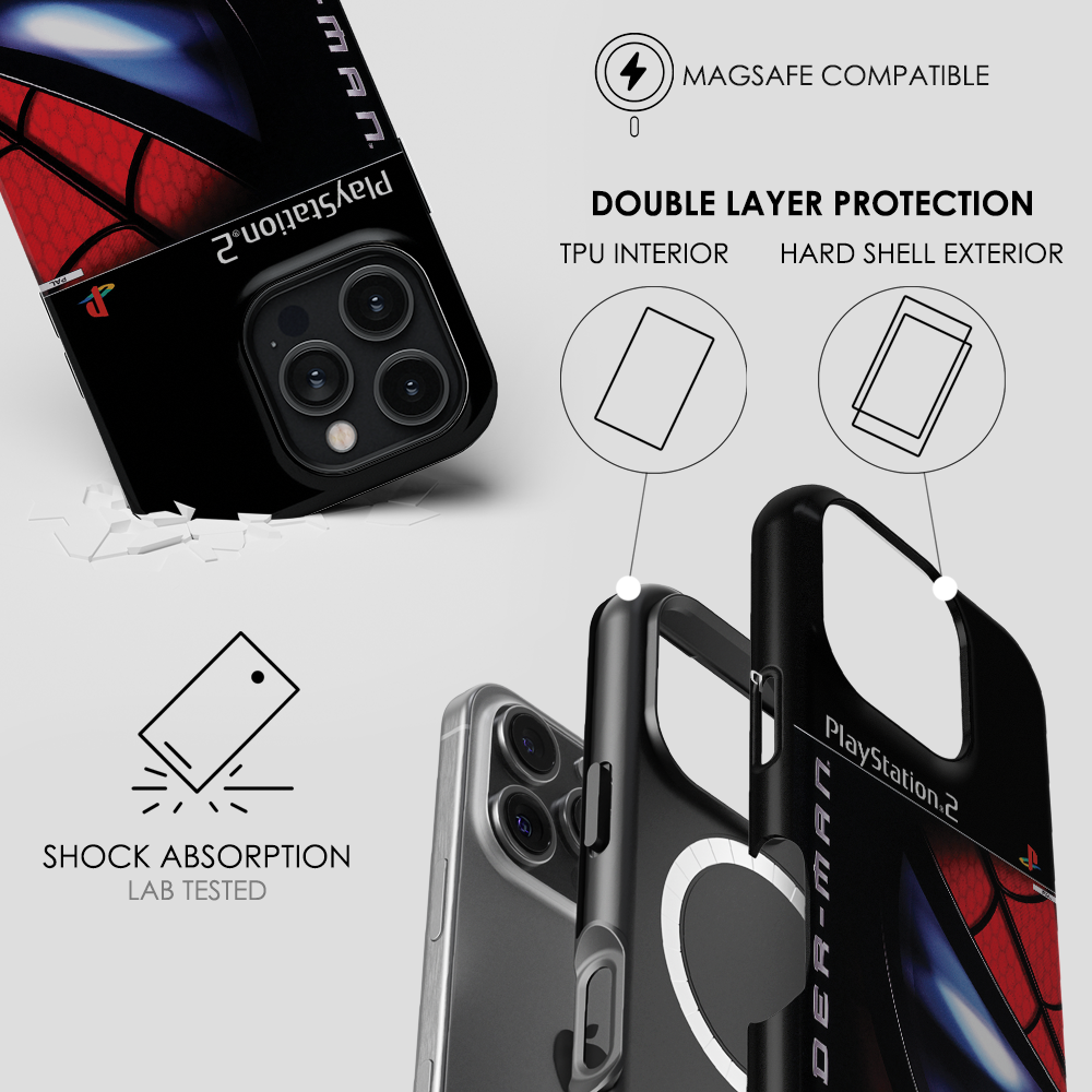 Spider Man PS2 Cover - Second Mockup For Tough Magsafe Cases