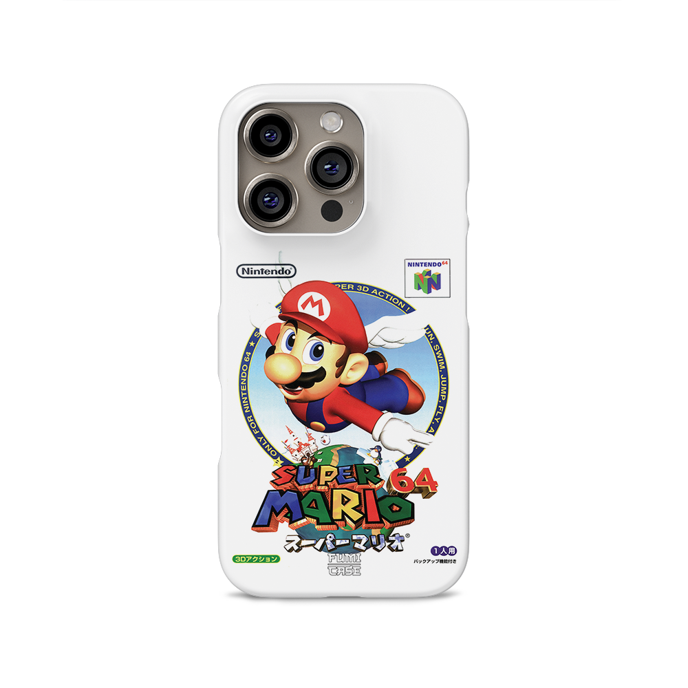 Super Mario 64 Japanese Cover - iPhone 16 Pro