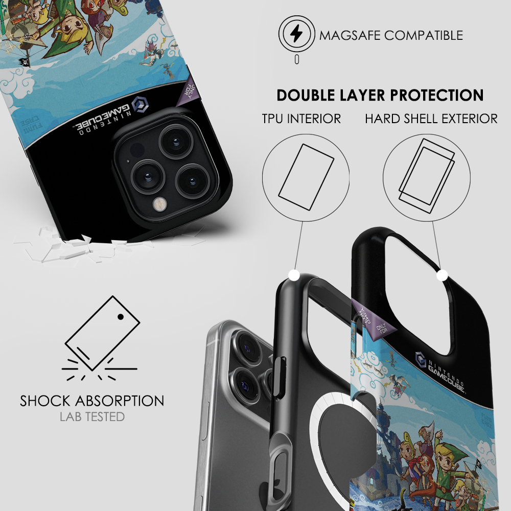 Zelda Wind Waker GC Cover - Second Mockup For Tough Magsafe Cases